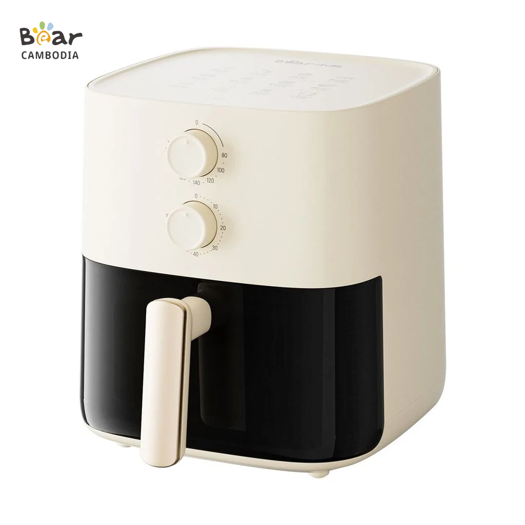 Bear Air Fryer 5L AF-J15M1 (ម៉ាស៊ីនបំពងស្ងួត 5L)